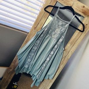 Free People High Neck Flowy Tank